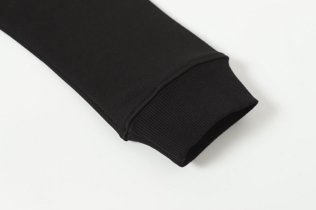 Rhinestone Cross Hoodie - Black Gothic Streetwear Sweatshirt 2633