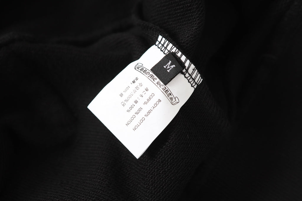 Rhinestone Cross Hoodie - Black Gothic Streetwear Sweatshirt 2633